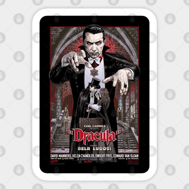 Dracula Sticker by aknuckle